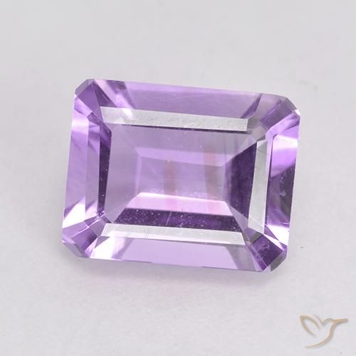2.19ct Natürlicher Hellrosa Violett Amethyst, Smaragdschliff, VVS-VS