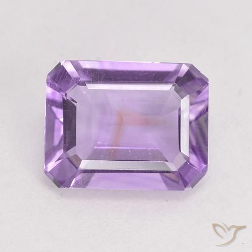 1.91ct Natürlicher Mittelviolett Amethyst, Smaragdschliff, VVS-VS