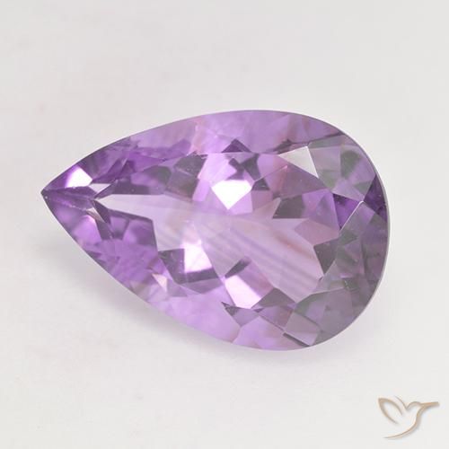 9,17 ctw natürlicher Rosaig-violett Amethyst, Birnenform, VVS-VS