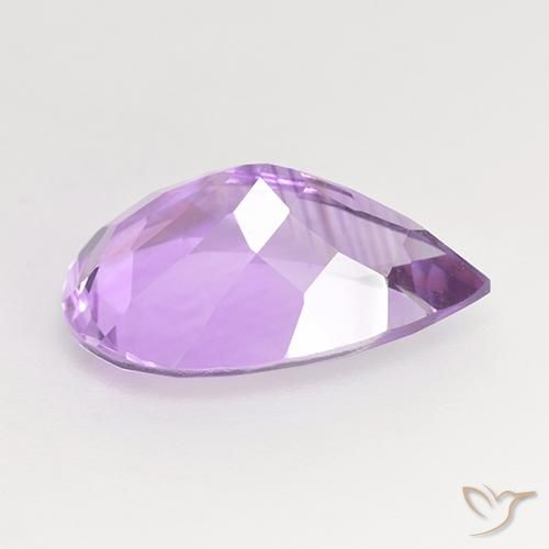 9,17 ctw natürlicher Rosaig-violett Amethyst, Birnenform, VVS-VS