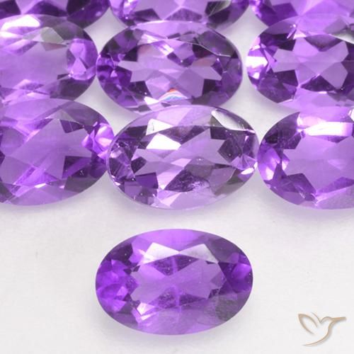 9,17 ctw natürlicher Lebhaftes Violett Amethyst, Oval, VS