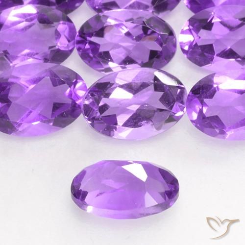 9,17 ctw natürlicher Lebhaftes Violett Amethyst, Oval, VS