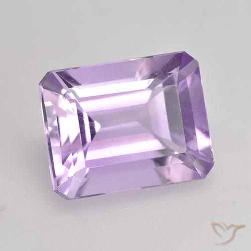 9,17 ctw natürlicher Mittel-helles Violett Amethyst, Oktagonschliff, VS