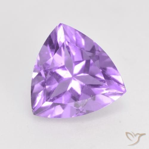 1.63ct Natürlicher Mittelviolett Amethyst, Trillion, VS