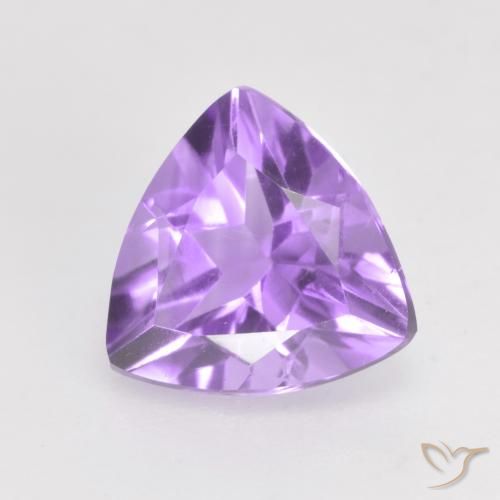 1.60ct Natürlicher Mittelviolett Amethyst, Trillion, VVS-VS