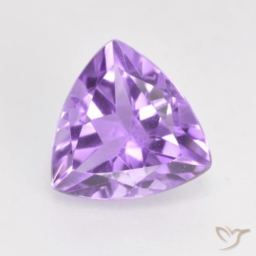 1.69ct Natürlicher Tiefes Irisviolett Amethyst, Trillion, VVS-VS