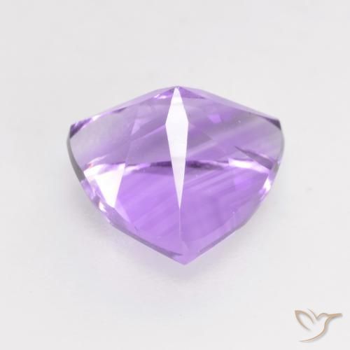 9,17 ctw natürlicher Tiefes Irisviolett Amethyst, Trillion, VVS-VS