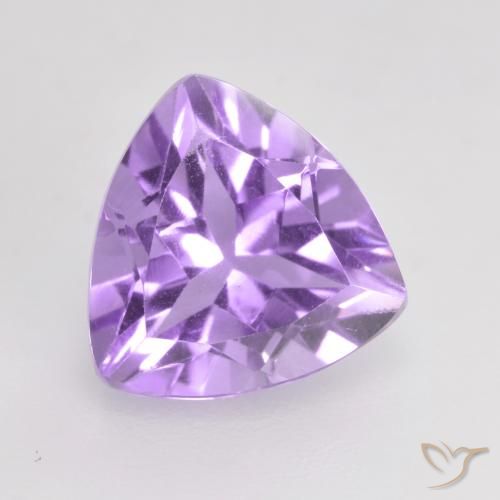 1.86ct Natürlicher Tiefes Irisviolett Amethyst, Trillion, VVS-VS
