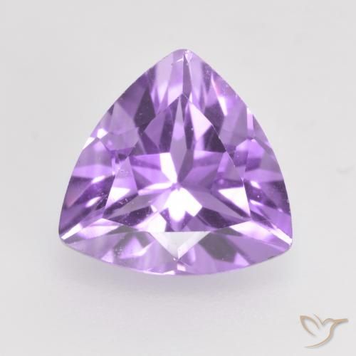 1.58ct Natürlicher Mittelviolett Amethyst, Trillion, VS