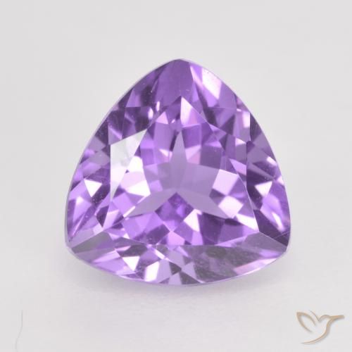1.86ct Natürlicher Mittelviolett Amethyst, Trillion, VS