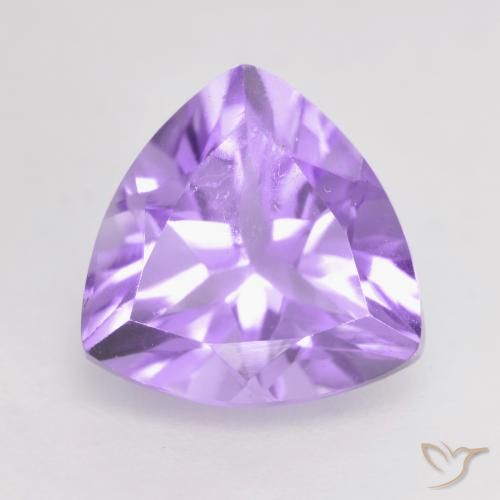 9,17 ctw natürlicher Hellrosa Violett Amethyst, Trillion, VS