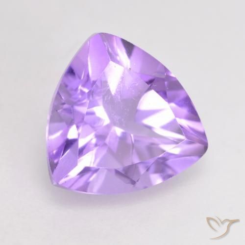 9,17 ctw natürlicher Hellrosa Violett Amethyst, Trillion, VS