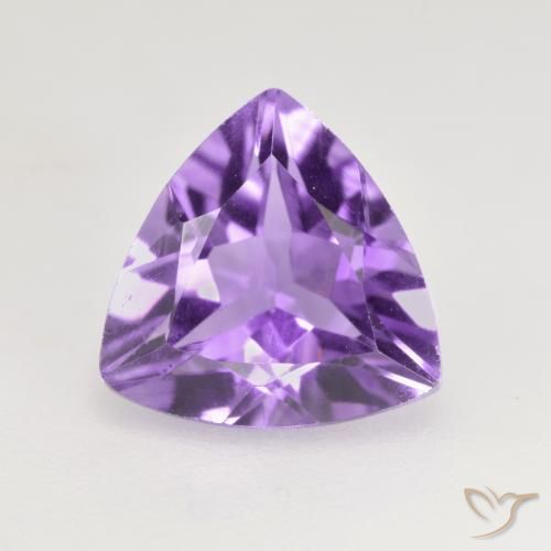 1.45ct Natürlicher Mittelviolett Amethyst, Trillion, VS