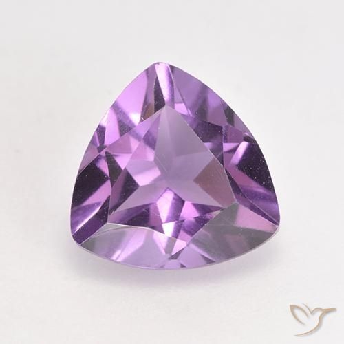 1.61ct Natürlicher Rosaig-violett Amethyst, Trillion, VS