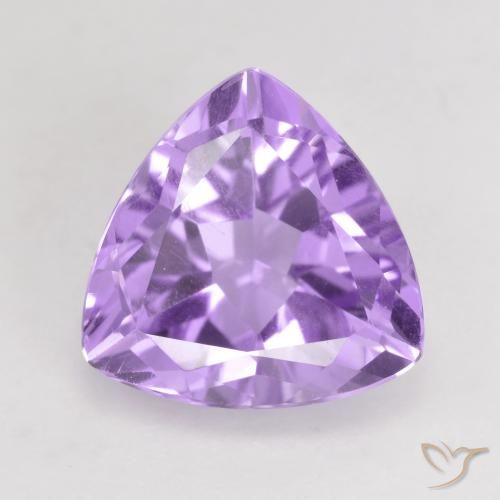 2.89ct Natürlicher Mittelviolett Amethyst, Trillion, VVS-VS