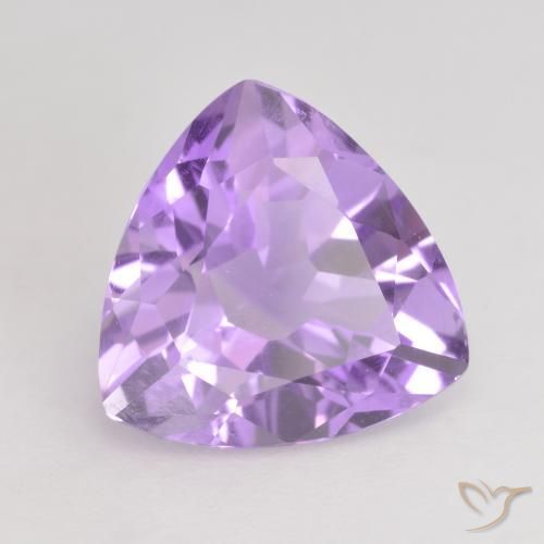 9,17 ctw natürlicher Tiefes Irisviolett Amethyst, Trillion, VVS-VS