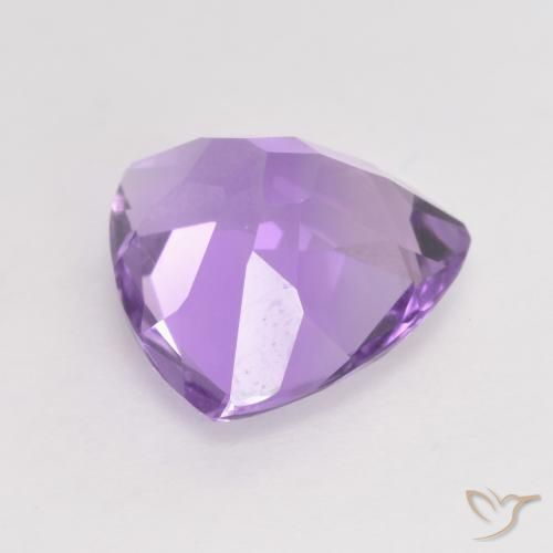 9,17 ctw natürlicher Tiefes Irisviolett Amethyst, Trillion, VVS-VS