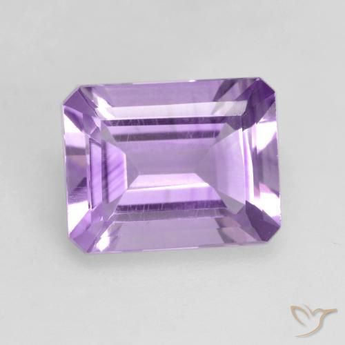 1.98ct Natürlicher Mittelviolett Amethyst, Smaragdschliff, VS