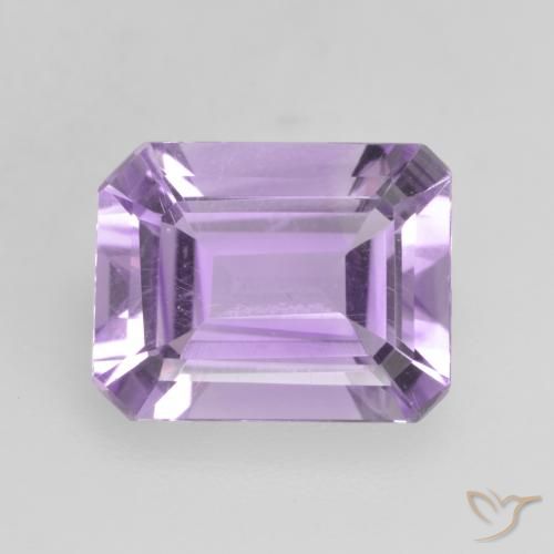 2.07ct Natürlicher Tiefes Irisviolett Amethyst, Smaragdschliff, VVS-VS