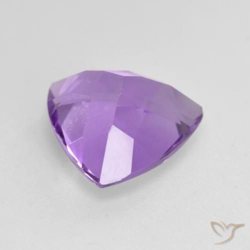 9,17 ctw natürlicher Tiefviolettes Violett Amethyst, Trillion, VS