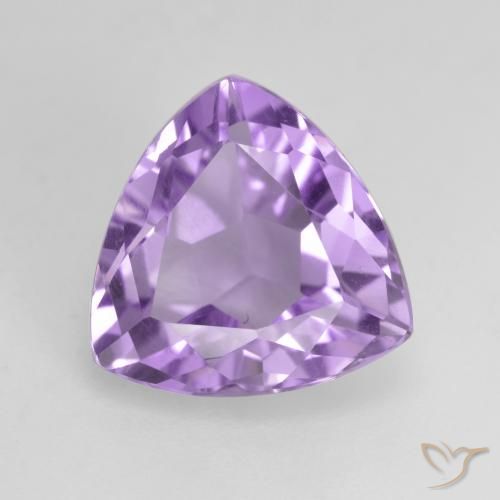 3.12ct Natürlicher Rosaig-violett Amethyst, Trillion, VS