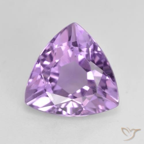 2.70ct Natürlicher Mittelviolettes Violett Amethyst, Trillion, VS
