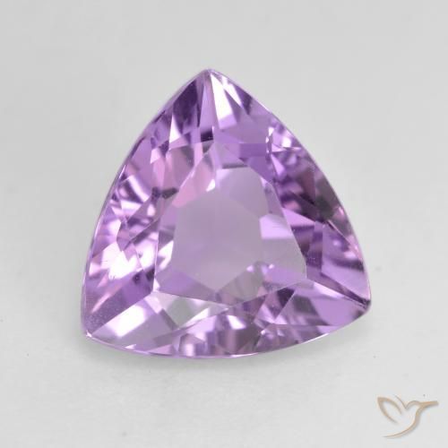 9,17 ctw natürlicher Mittelviolettes Violett Amethyst, Trillion, VS