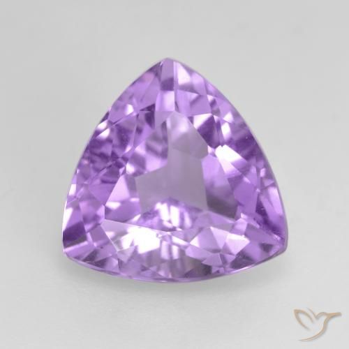 2.94ct Natürlicher Mittelviolett Amethyst, Trillion, VS