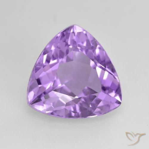 9,17 ctw natürlicher Rosaig-violett Amethyst, Trillion, VS