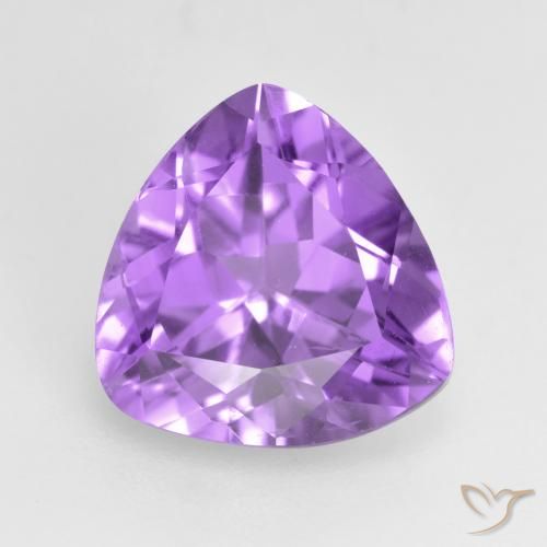 2.79ct Natürlicher Mittelviolett Amethyst, Trillion, VS