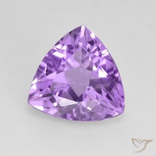 2.65ct Natürlicher Rosaig-violett Amethyst, Trillion, VS