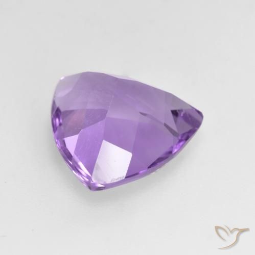 9,17 ctw natürlicher Rosaig-violett Amethyst, Trillion, VS