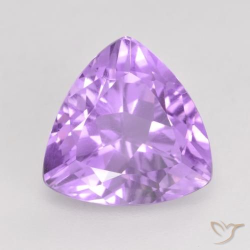 2.87ct Natürlicher Hellrosa Violett Amethyst, Trillion, VVS-VS