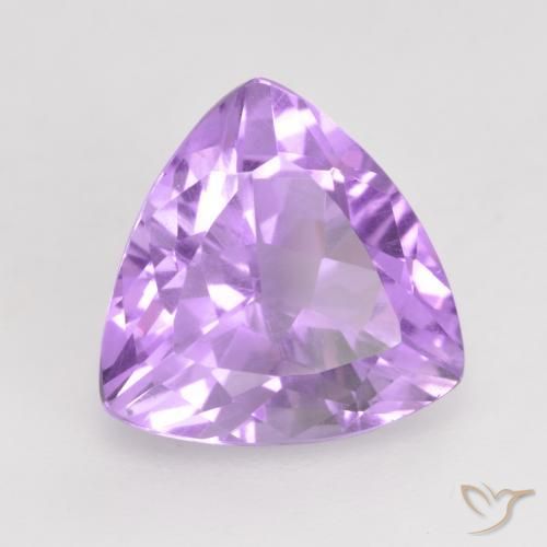9,17 ctw natürlicher Hellrosa Violett Amethyst, Trillion, VVS-VS