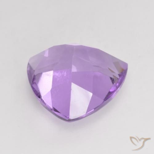 9,17 ctw natürlicher Helles rosa Violett Amethyst, Trillion, VVS-VS