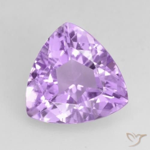 2.94ct Natürlicher Helles rosa Violett Amethyst, Trillion, VVS-VS