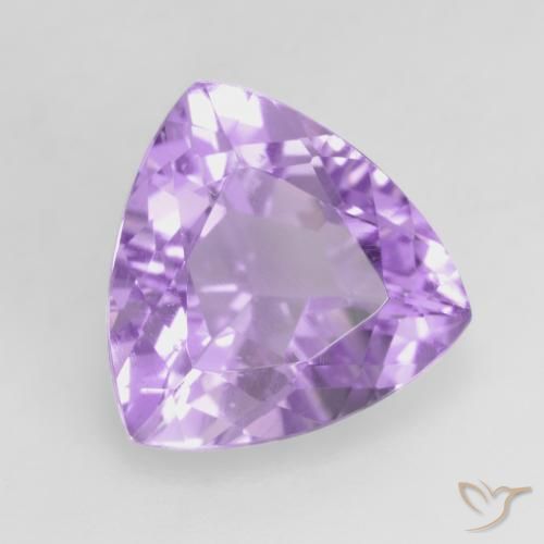 9,17 ctw natürlicher Helles rosa Violett Amethyst, Trillion, VVS-VS