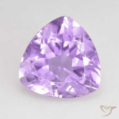 2.97ct Natürlicher Helles rosa Violett Amethyst, Trillion, VVS-VS