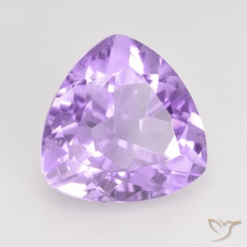 9,17 ctw natürlicher Helles rosa Violett Amethyst, Trillion, VVS-VS