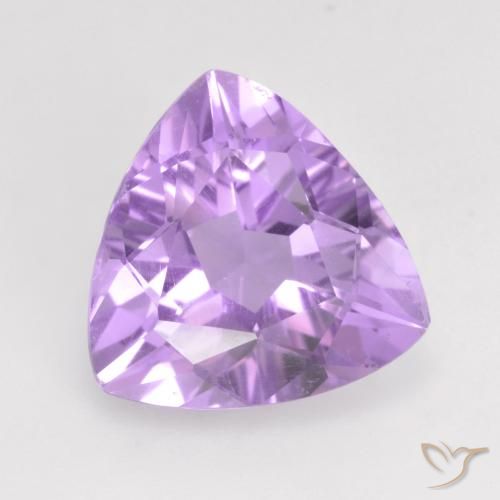 2.59ct Natürlicher Helles rosa Violett Amethyst, Trillion, VVS-VS