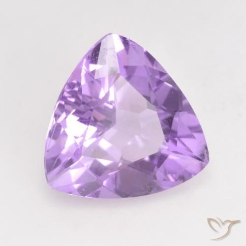 9,17 ctw natürlicher Helles rosa Violett Amethyst, Trillion, VVS-VS