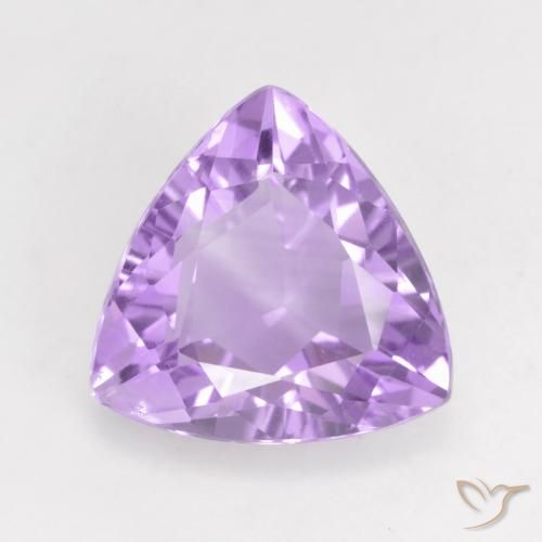 2.80ct Natürlicher hellviolett Amethyst, Trillion, VVS-VS