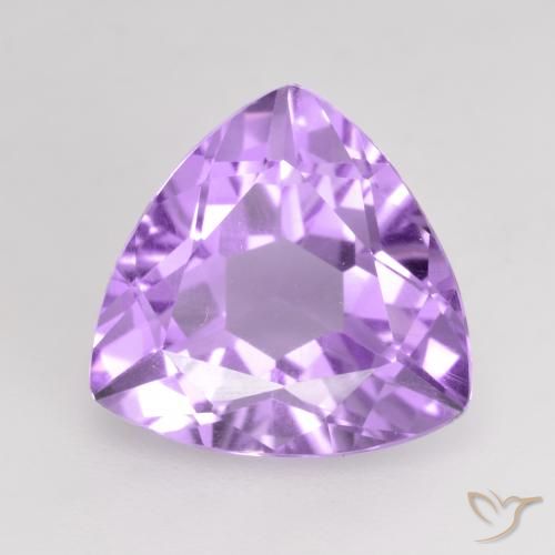 2.90ct Natürlicher Helles rosa Violett Amethyst, Trillion, VVS-VS