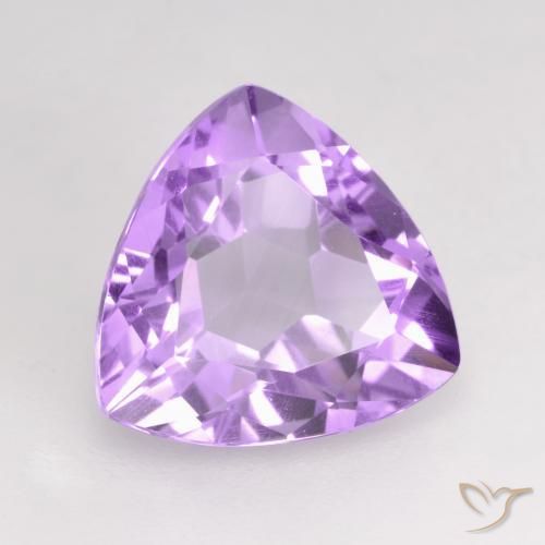 9,17 ctw natürlicher Helles rosa Violett Amethyst, Trillion, VVS-VS