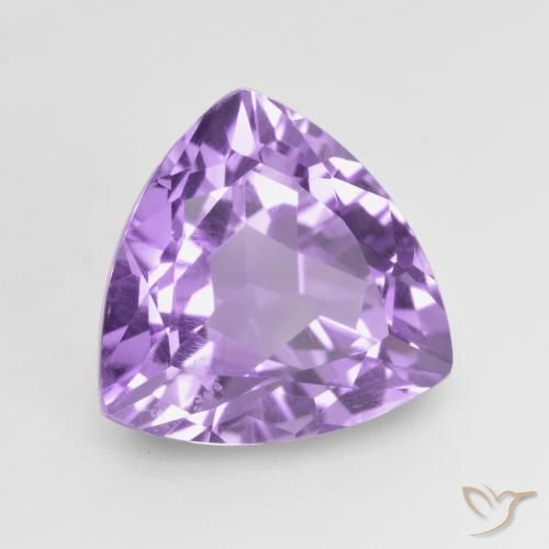 9,17 ctw natürlicher Rosaig-violett Amethyst, Trillion, VVS-VS