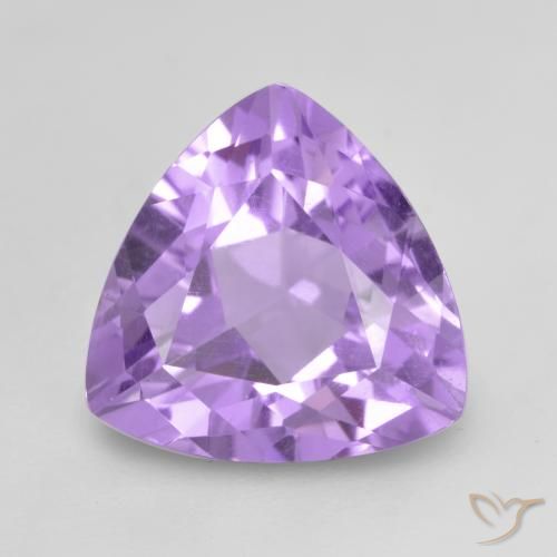 3.03ct Natürlicher Mittelviolett Amethyst, Trillion, VVS-VS