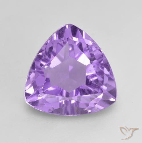 3.14ct Natürlicher Mittelviolett Amethyst, Trillion, VVS-VS