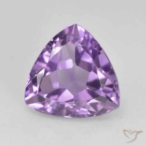 3.16ct Natürlicher Mittelviolett Amethyst, Trillion, VVS-VS