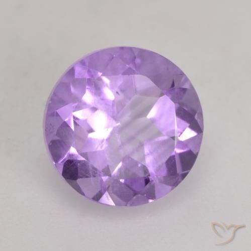9,17 ctw natürlicher Mittelviolett Amethyst, Runden, VS
