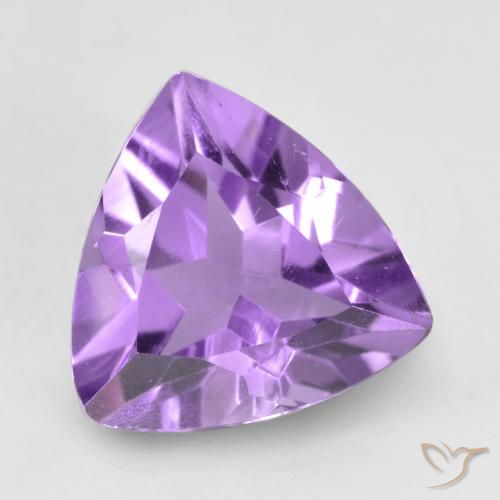 1.42ct Natürlicher Tiefviolettes Violett Amethyst, Trillion, VVS-VS
